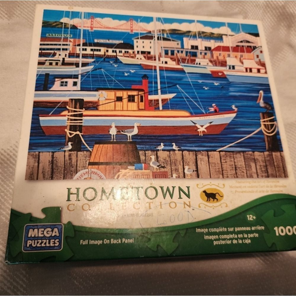 1000 Piece Puzzle.‎ Boats, Ocean, Hometown.